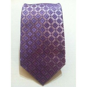 TASSO ELBA MENS NEW LAVENDER 100%SILK CLASSIC NECK TIE WIDTH: 3 3/4"